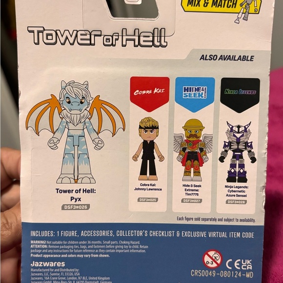 Tower of Hell Blue and Orange Action Figure - Picture 3 of 3